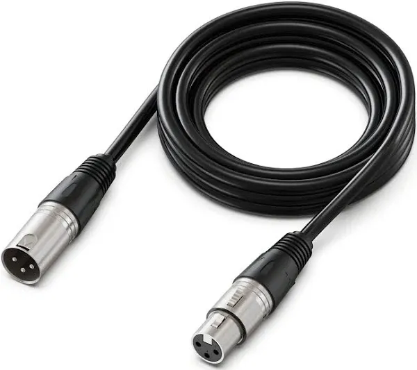 FIFINE XLR Cable, 10ft Cable with Balanced 3 PIN, XLR Male to Female Mic Audi...