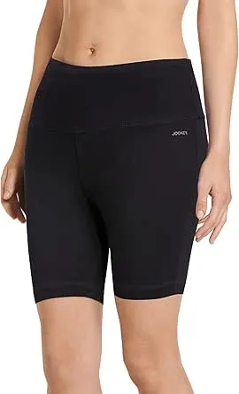 Jockey Women's Activewear High Rise Cotton Stretch 10" Bike Short