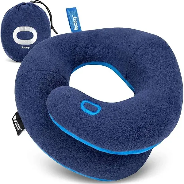 BCOZZY Neck Pillow for Travel Provides Double Support to The Head, Neck, and ...