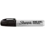 Sharpie King Size Permanent Marker Chisel Tip Black (15001A)