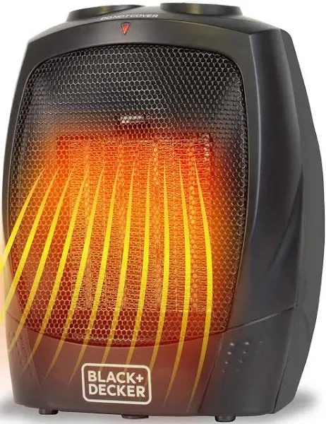 BLACK+DECKER 1500W Ceramic Heater - Black (BHDC201) Factory Sealed