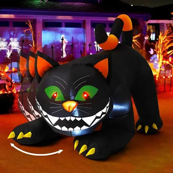 COMIN 6FT Halloween Inflatable Black Cat