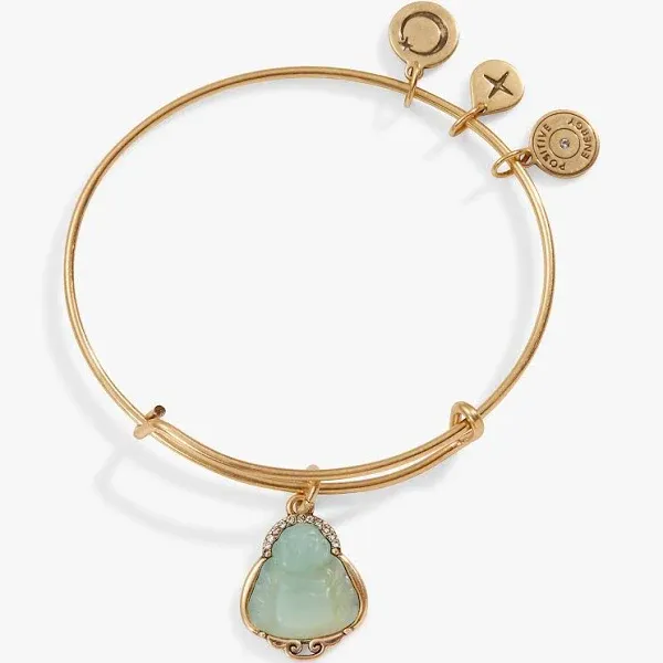 ALEX AND ANI Buddha Charm Bangle Bracelet