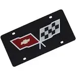 Laser Tag License Plate for Corvette C3 (Black)