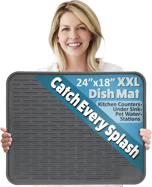 LISH XXL Silicone Dish Drying Mat