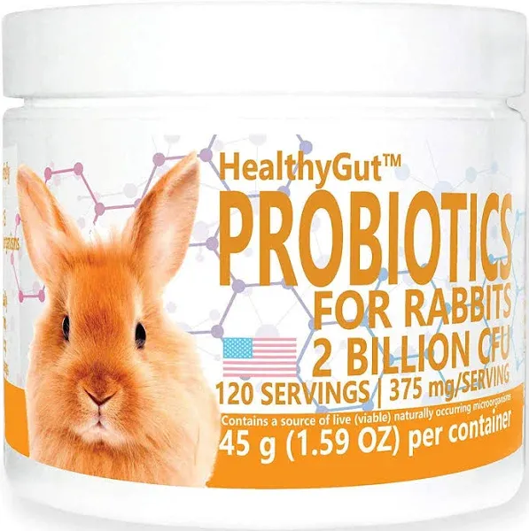 Equa Holistics HealthyGut Probiotics for Rabbits Dietary Supplement