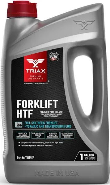 TRIAX Forklift HTF Multipurpose Hydraulic and Transmission Oil, Hydrostatic T...