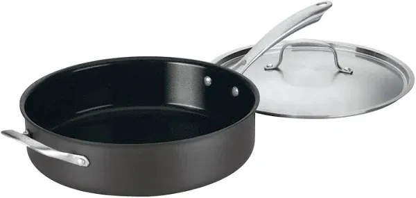 Cuisinart GreenGourmet 5.5 qt Saute Pan with Helper Handle and Cover