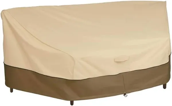  Veranda Water-Resistan<wbr/>t 46&#034; Patio Curved Sofa Sectional Cover