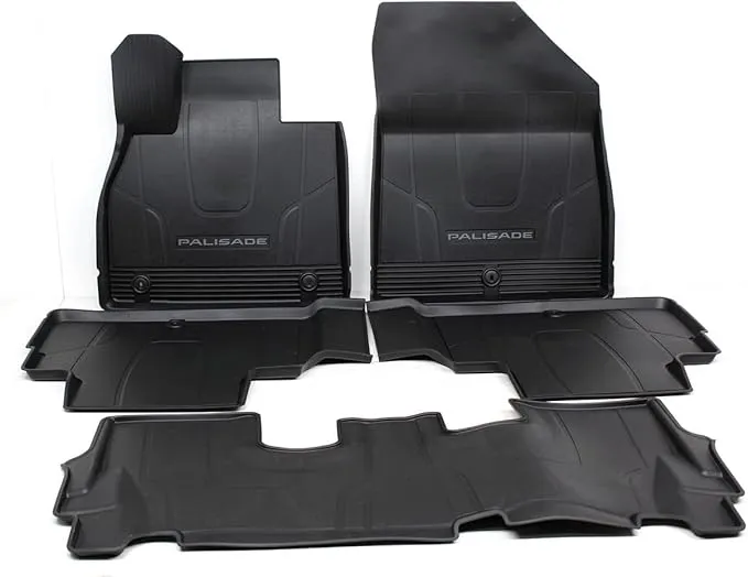 OTI Parts & Accessories S8F13-AU200 OEM Black 5pc All Weather Floor Mat Set for Hyundai Palisade