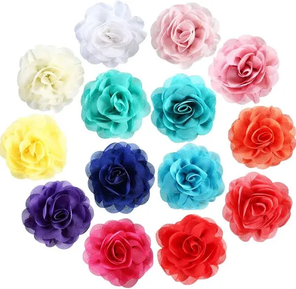 20 Pcs Flower for Dog Collar Flowers Collars Pet Collar Flowers Multi Color D...