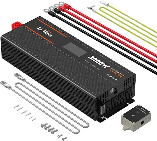 Litime 3000 Watt Pure Sine Wave Inverter