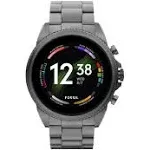 Fossil - Gen 6 Smartwatch 44mm Stainless Steel - Smoke - FTW4059V