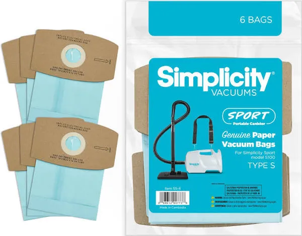 Simplicity Genuine Type-S Sport Paper Bags