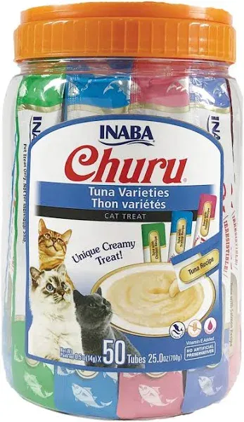 Inaba Churu Tuna Puree Cat Treat Variety Pack