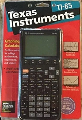 Texas Instruments TI-85 Graphing Calculator For Parts Or Repair Read