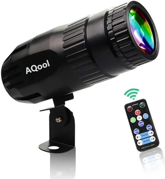 AQool Mini 15W Mirror Ball Spotlight Pinspot Light