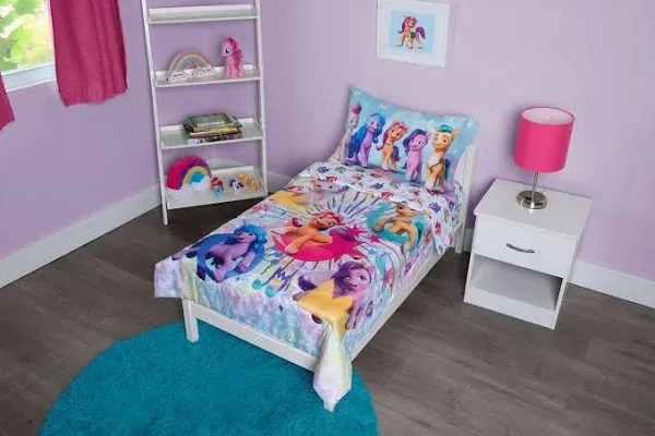 My Little Pony 4-Piece Toddler Bedding Set Ponies Unite