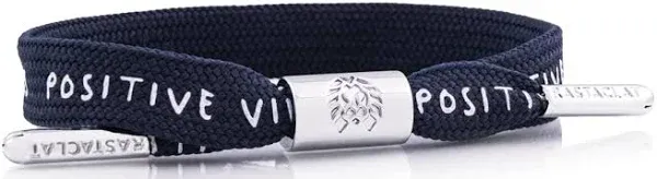 Rastaclat Original Hand Assembled Positive Vibes Adjustable Single Lace Bracelet