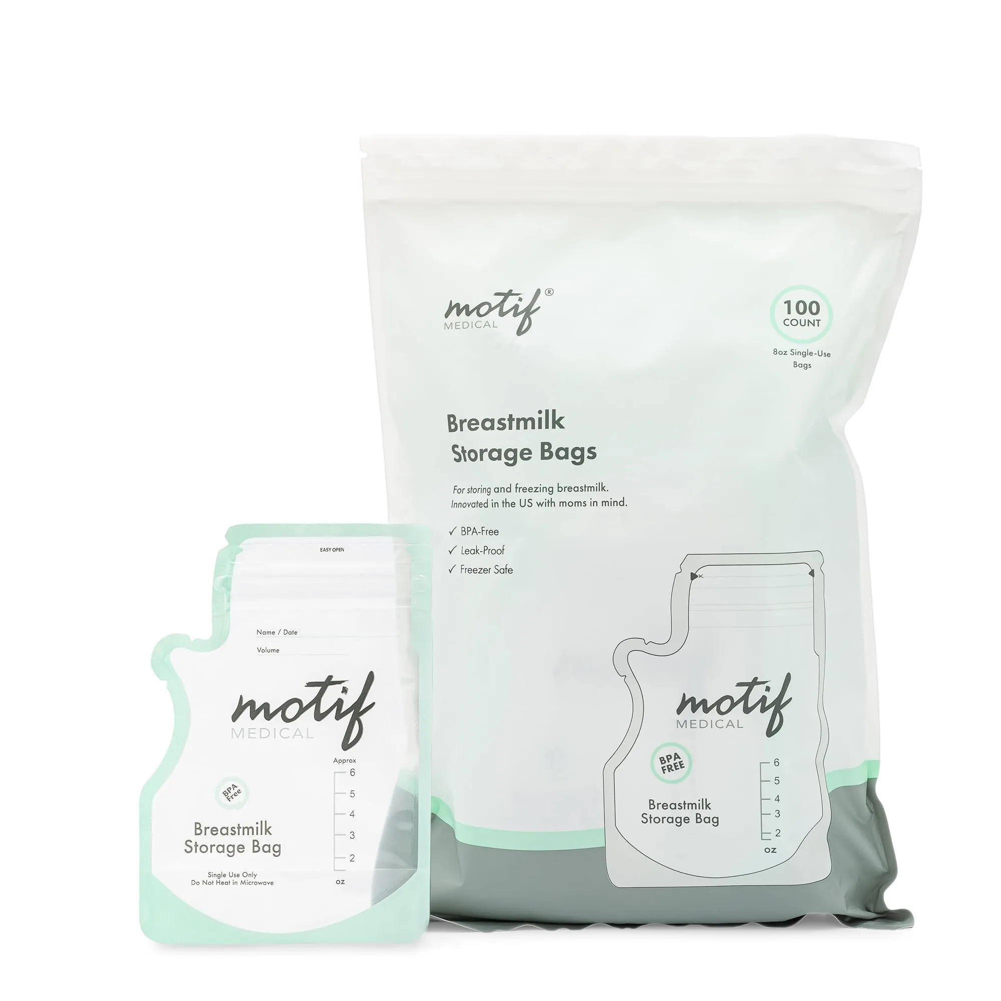 Motif Medical Milk Storage Bags