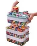 Harazaqa Plastic Storage Organizer for Lego Box Kids Child Toy