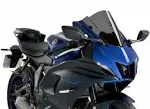 Puig 9723F Z-Racing windscreen dark smoke fits 22-24 Yamaha YZF-R7 &amp; 17-20 R6