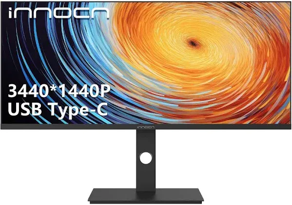 INNOCN 34&#034; Ultrawide Monitor 21:9 WQHD 3440 X 1440P IPS Display 100% Srgb 75Hz A