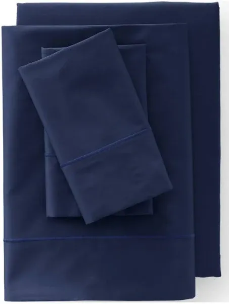 Lands' End 400 Thread Count Premium Supima Cotton No Iron Sateen Sheet Set