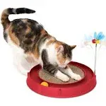 Catit Play Circuit Ball Cat Toy with Scratch Pad