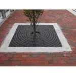 Vestil TG-4S-BK 4 Foot Round Tree Grate