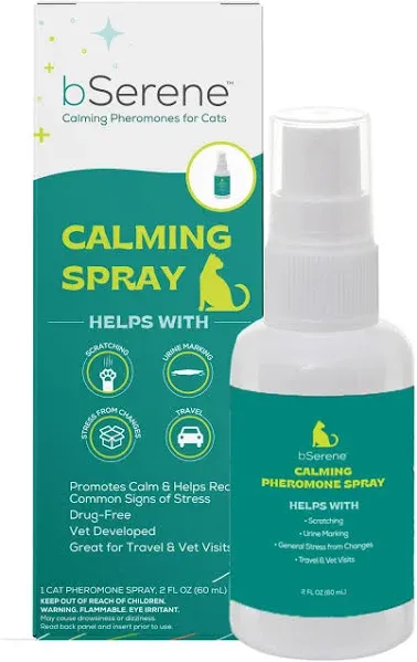 bSerene Calming Pheromone Spray for Cats in Austin, Texas