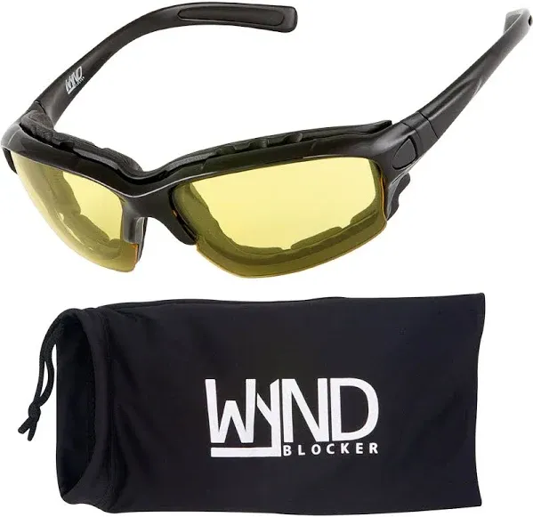 Wynd Blocker Wind Resistant Motorcycle Riding Glasses