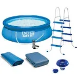 Intex 15' x 4’ Inflatable Above Ground Pool Set & Hydrotools Chlorine Dispenser