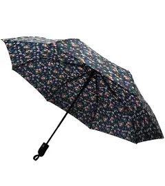 Nollia Windproof Automatic Travel Umbrella, Compact Portable with Reinforced Ribs for Sun & Rain