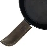 Hide & Drink Leather Hot Handle Holder (Cast Iron Panhandle Potholder) Double Layered, Double