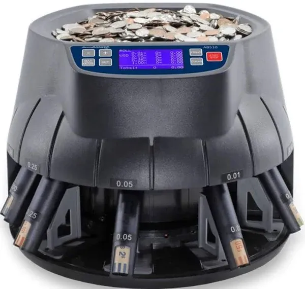 Accubanker AB510 Coin Counter/ Sorter/Roller