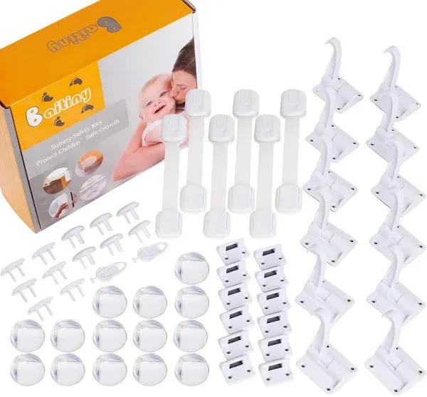 Brand New -- Baitiny Baby Safety Kit, 58 Packs Baby Proofing Essentials Kit