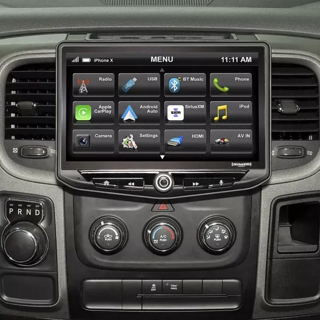 RAM Trucks HEIGH10 10" Integrated Radio Kit (2013-2018)