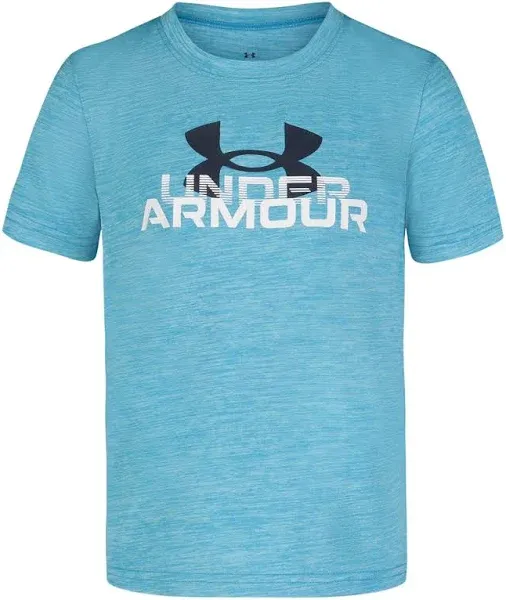 Under Armour Boys 4-7 Fade Wordmark Short Sleeve Graphic T-Shirt