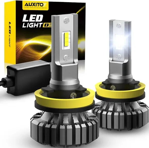 2X AUXITO H11 H8 H9 LED Headlight White Low Beam Bulbs Super Bright 6500K EOOH