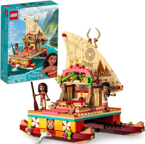 Lego 43210 Disney Princess Moana&#039;s Wayfinding Boat 321 Pieces Age 6+