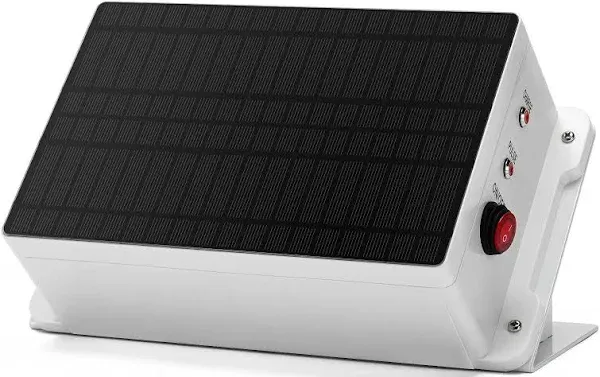 Solar Fence Charger  5.6 Miles Electric 0.2 Joules Protect Your Livestock