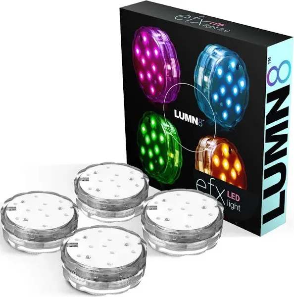 LUMN8 EFX LED Waterproof Multicolor Accent Submersible LED Lights