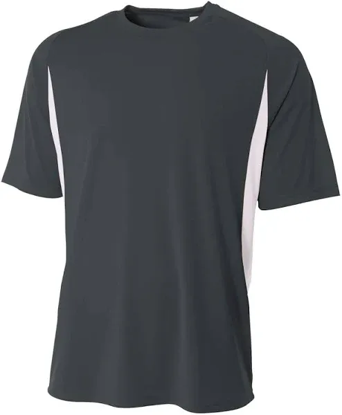 A4 Men's Cooling Performance Color Blocked T-Shirt