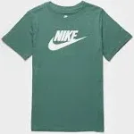 PERFECT Army Green Nike Shirt Tee Size Small Stretchy Throwback Logo Classic