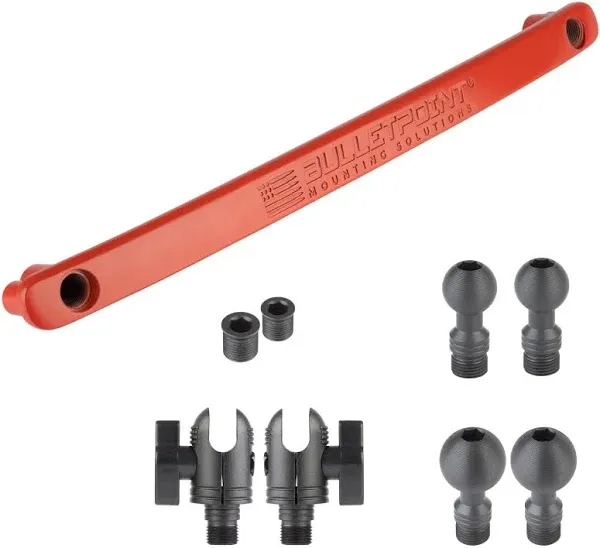 Grab Bar Insert Replacement with 2 Mounting Points 2011-2018 Jeep Wrangler JK - Red