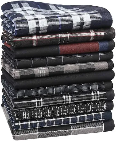 HOULIFE Men's Cotton Handkerchiefs