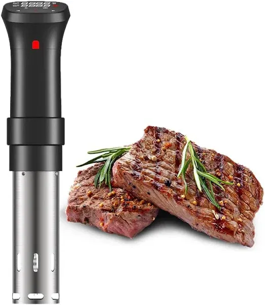 Sous Vide Cooker 1100W Thermal Immersion Circulator with Recipe and Adjustabl...