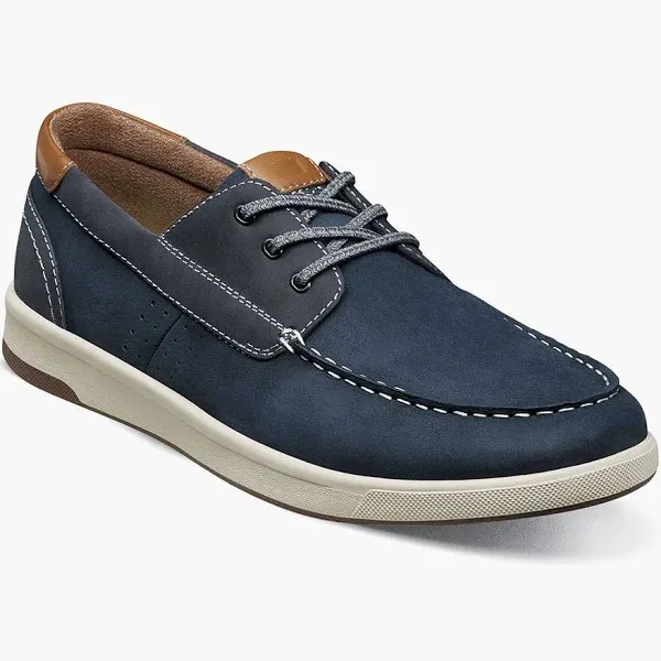 Florsheim Mushroom Nubuck Crossover Moc Toe Boat Shoes