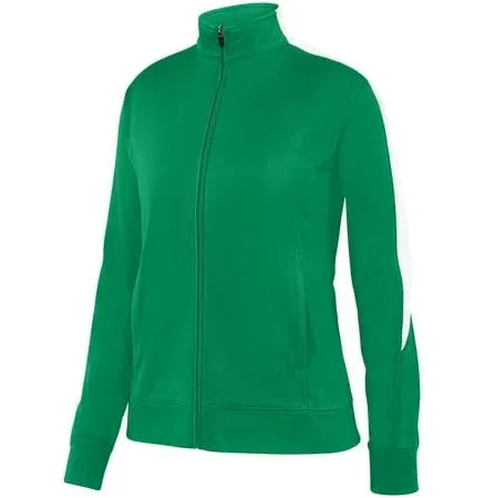 Augusta Sports Ladies Medalist Jacket 2.0, Dark Green/White, Small